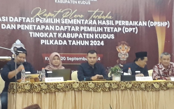 DPT Pilkada Serentak 2924 Kabupaten Kudus sebanyak 642.405 pemilih DPT Pilkada Serentak 2924 Kabupaten Kudus sebanyak 642.405 pemilih