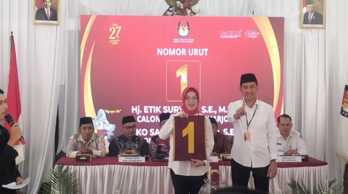 KPU Sukoharjo tetap undi pasangan tunggal calon kepala daerah KPU Sukoharjo tetap undi pasangan tunggal calon kepala daerah