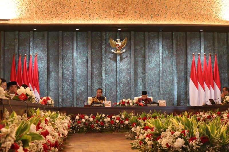 Jokowi nyatakan gelar Sidang Kabinet Paripurna terakhir Jokowi nyatakan gelar Sidang Kabinet Paripurna terakhir