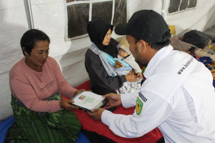 Baznas RI salurkan 2.500 paket makanan untuk penyintas gempa Bandung