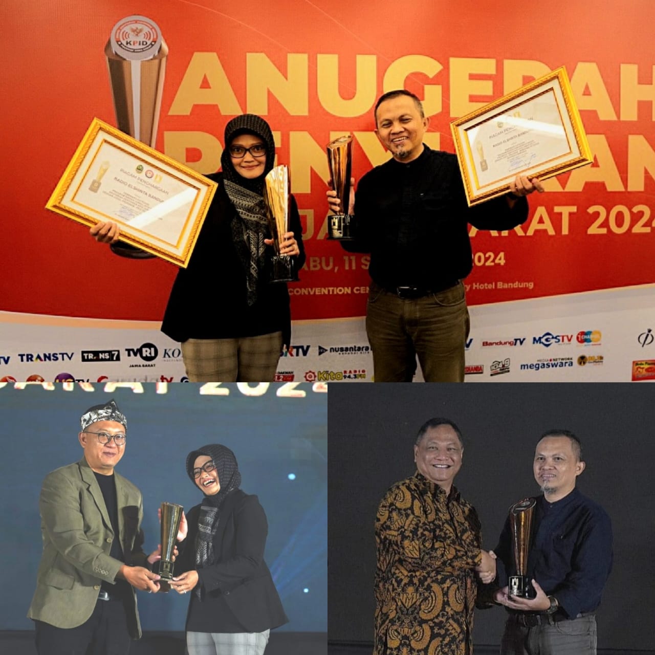Radio Elshinta Bandung Sabet 2 anugerah KPID Jabar Radio Elshinta Bandung Sabet 2 anugerah KPID Jabar