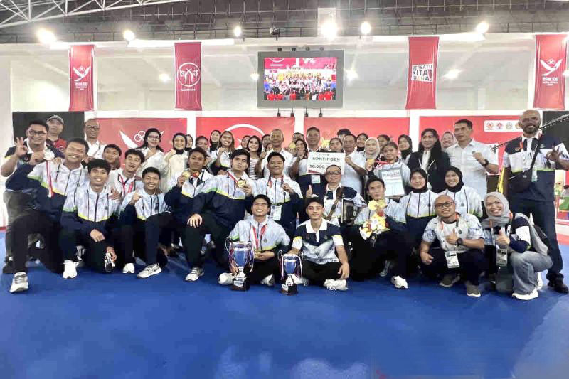 Jabar rajai taekwondo PON XXI dengan mengunci delapan emas