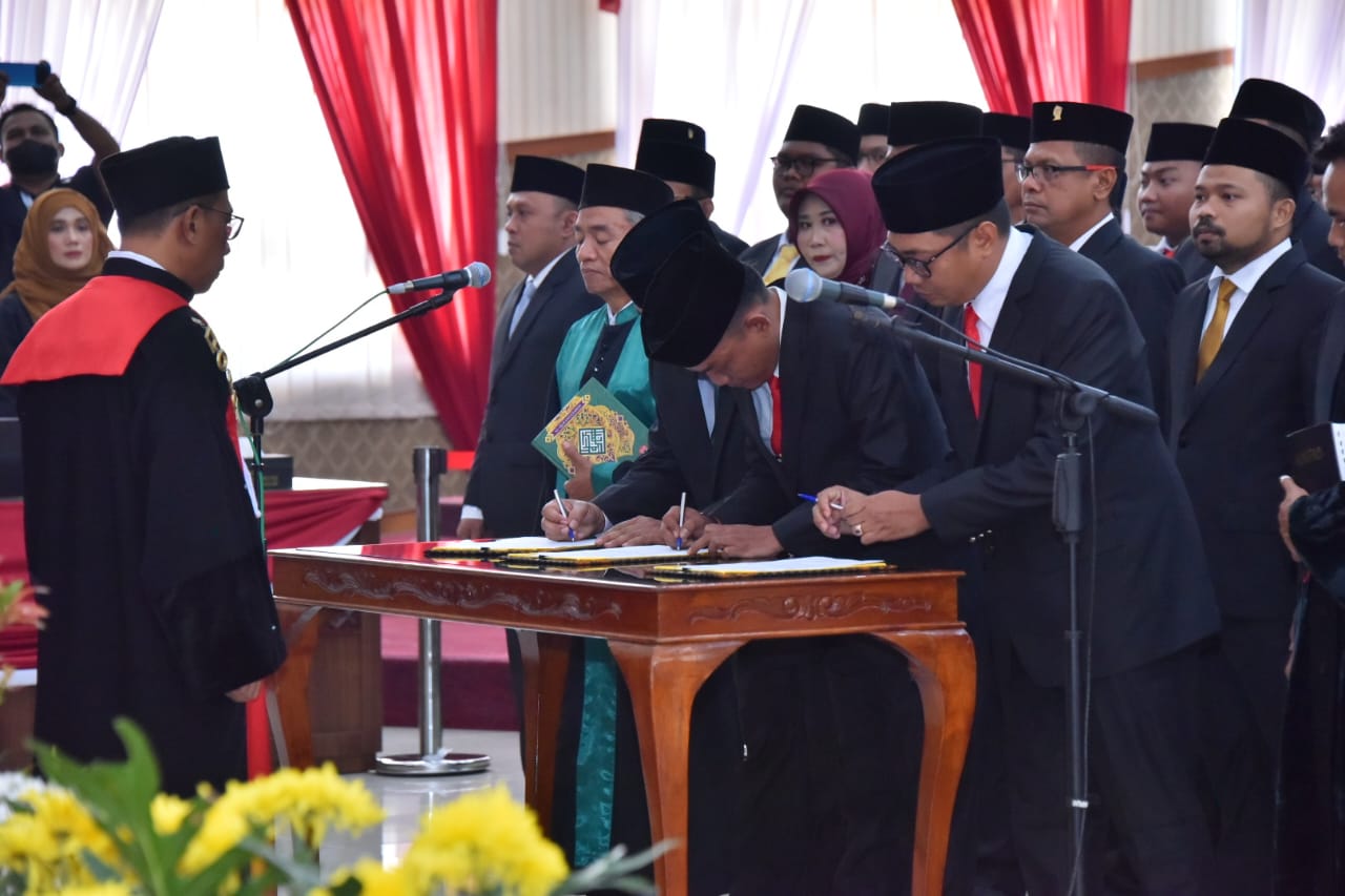 Caleg terpiih Sukoharjo dilantik hari ini, minus satu karena mundur jadi calon peserta Pilkada