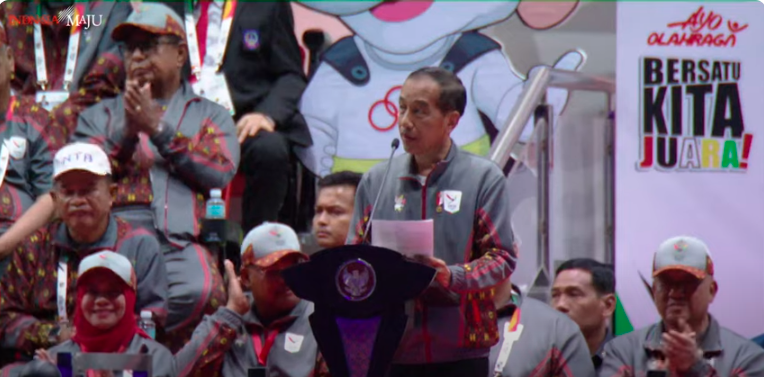 PON XXI Aceh-Sumatera Utara 2024 resmi dibuka, Presiden Jokowi berpesan pegang teguh sportivitas dan fair play