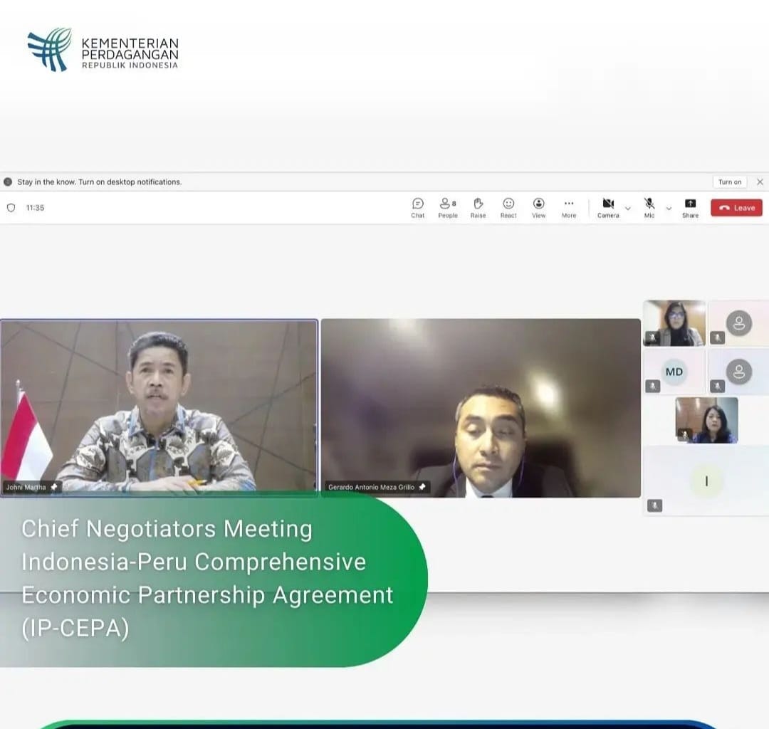 Pemerintah Indonesia-Peru perluas kerjasama perdagangan Pemerintah Indonesia-Peru perluas kerjasama perdagangan