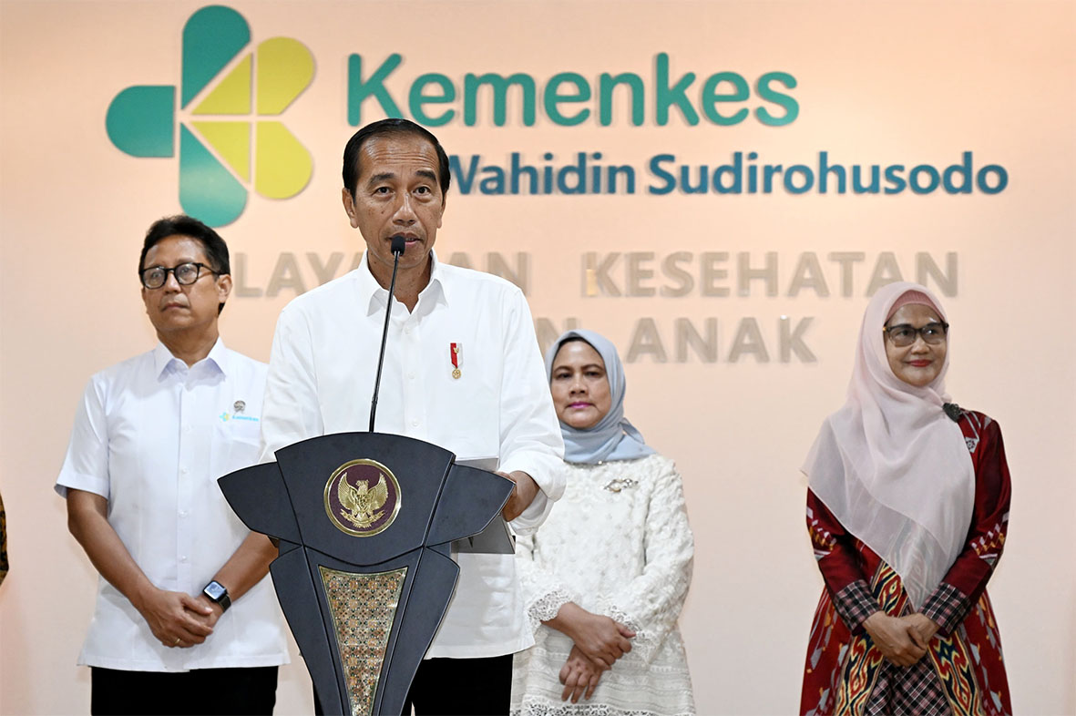 Presiden resmikan Gedung Pelayanan Ibu dan Anak RS Wahidin di Makassar: Seperti hotel bintang lima Presiden resmikan Gedung Pelayanan Ibu dan Anak RS Wahidin di Makassar: Seperti hotel bintang lima