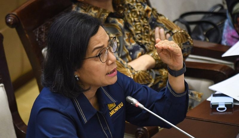 Tangis Sri Mulyani pecah saat berpamitan dengan Banggar DPR RI