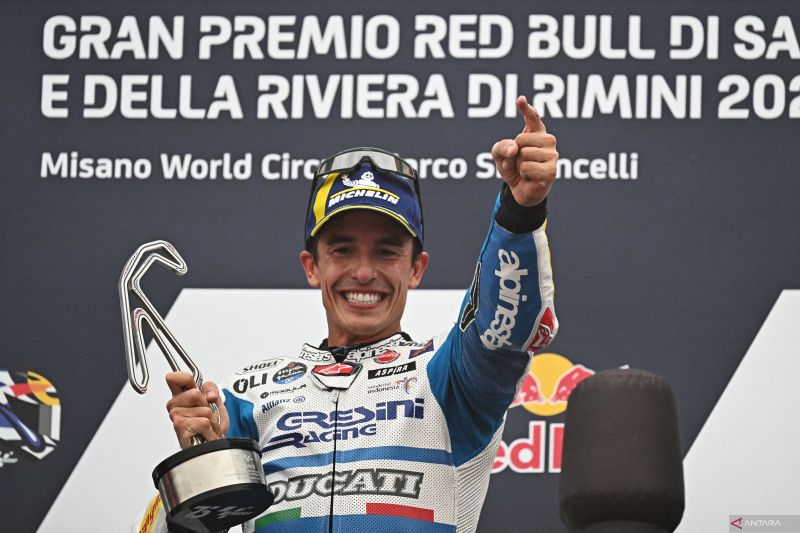 Marquez merasa dibantu hujan saat juarai GP San Marino