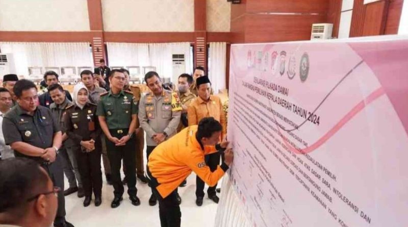 Polres Metro Bekasi gelar deklarasi damai kawal Pilkada 2024