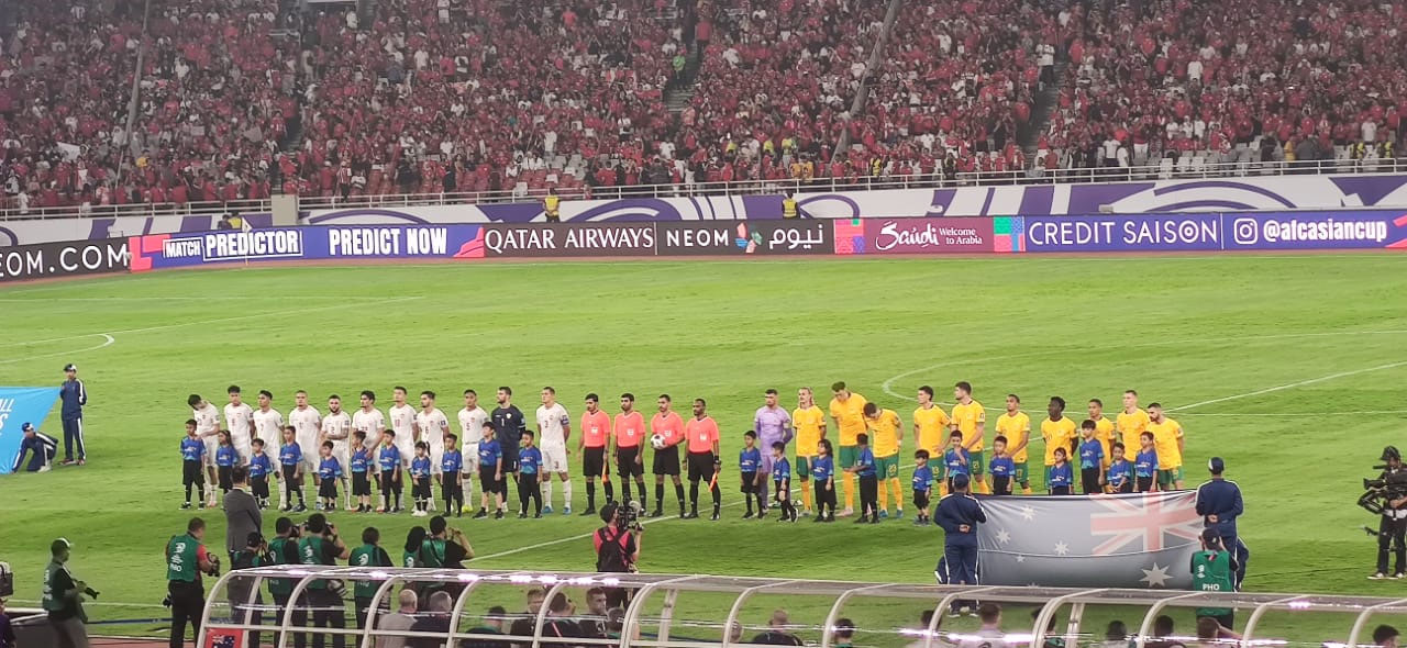 Timnas Indonesia vs  Australia Line Up