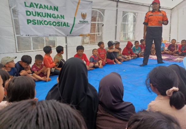 BAZNAS beri layanan kesehatan dan dukungan psikososial anak korban gempa Bandung BAZNAS beri layanan kesehatan dan dukungan psikososial anak korban gempa Bandung