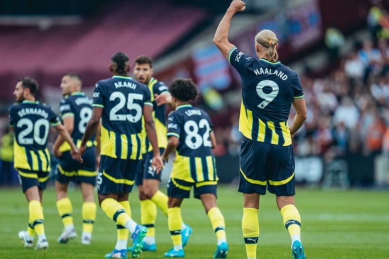 Manchester City lanjutkan tren kemenangan setelah hajar West Ham 3-1 Manchester City lanjutkan tren kemenangan setelah hajar West Ham 3-1