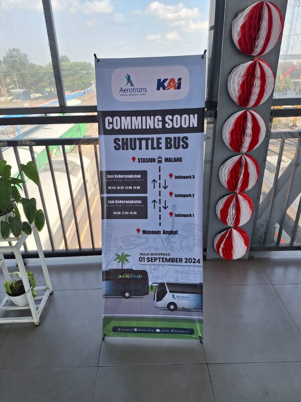 Shuttel bus KAI tidak kantongi ijin trayek dari Dishub Kota Malang Shuttel bus KAI tidak kantongi ijin trayek dari Dishub Kota Malang
