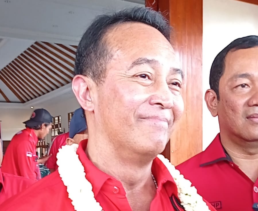 Andika Perkasa perkenalkan diri ke DPC PDI Perjuangan Sukoharjo