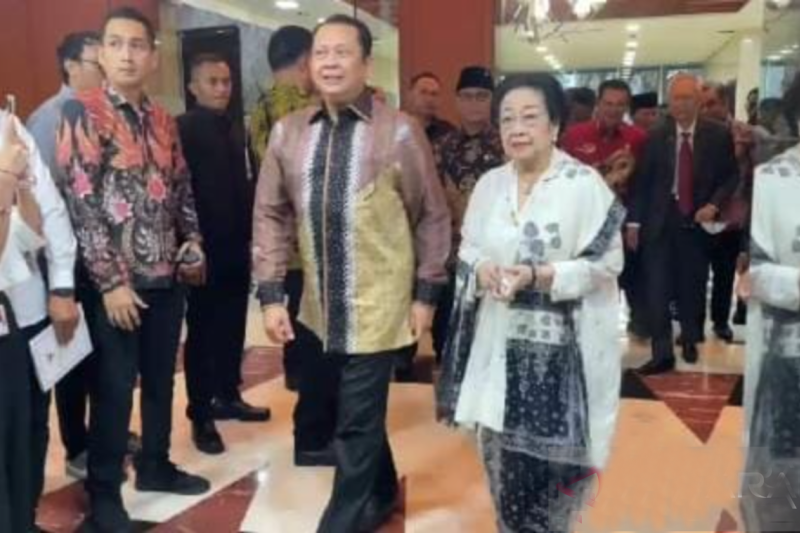 Megawati hadiri Silaturahmi Kebangsaan dengan pimpinan MPR RI