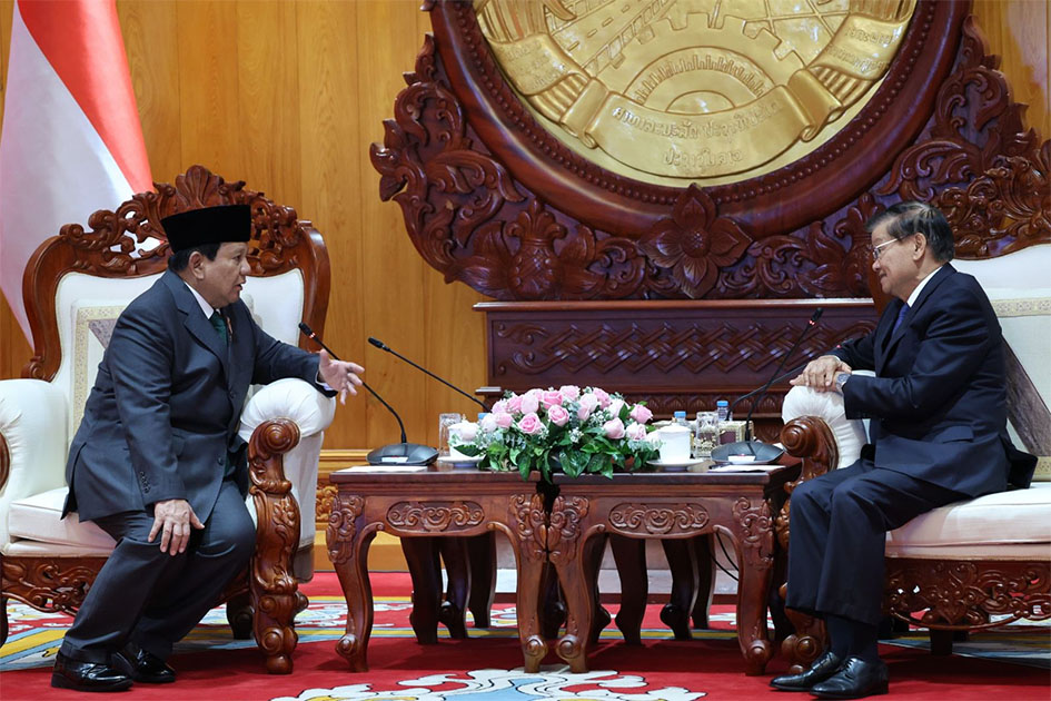 Prabowo bertemu Presiden dan Perdana Menteri Laos, bahas penguatan kerja sama bilateral Prabowo bertemu Presiden dan Perdana Menteri Laos, bahas penguatan kerja sama bilateral
