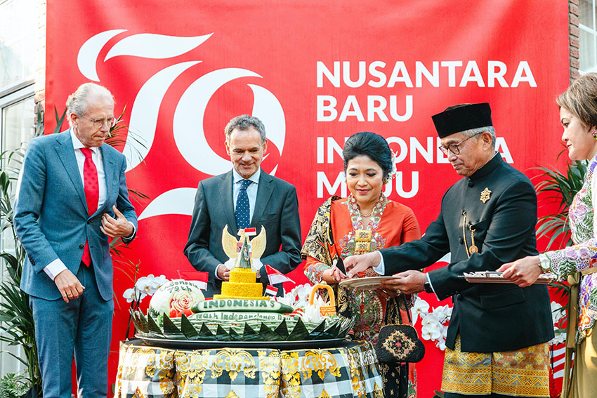 Resepsi Diplomatik HUT RI ke-79 di Belanda