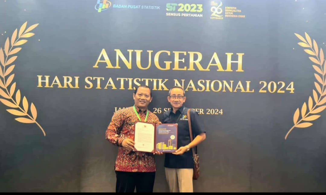 Nilai Indeks Pembangunan statistik berpredikat baik, Majalengka raih anugerah statistik Nilai Indeks Pembangunan statistik berpredikat baik, Majalengka raih anugerah statistik