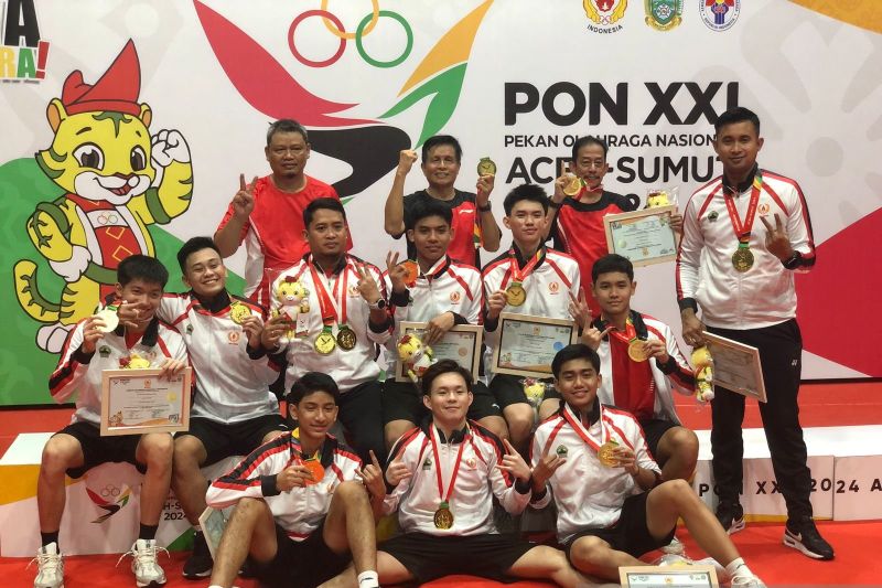 Jawa Tengah rajanya bulu tangkis beregu PON 2024 Jawa Tengah rajanya bulu tangkis beregu PON 2024