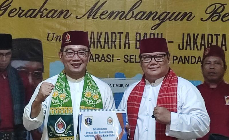 Ridwan Kamil dapat rekomendasi dari Bamus Betawi untuk bangun budaya
