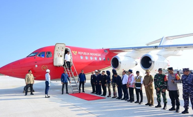 Presiden sebut pendaratan perdananya di Bandara Nusantara IKN mulus 