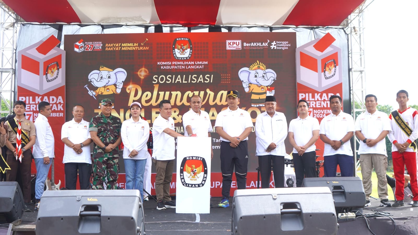 KPU Langkat luncurkan maskot dan jingle Pilkada 2024 KPU Langkat luncurkan maskot dan jingle Pilkada 2024