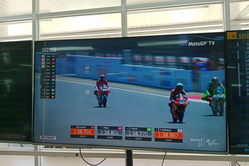 Fadillah Arbi urutan kedelapan kualifikasi pertama Moto3 Mandalika Fadillah Arbi urutan kedelapan kualifikasi pertama Moto3 Mandalika