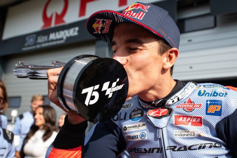 Marquez manfaatkan momentum hattrick podium untuk berjaya di Mandalika Marquez manfaatkan momentum hattrick podium untuk berjaya di Mandalika