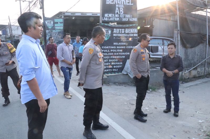 Seorang pria di Tangerang ditembak kawanan curanmor Seorang pria di Tangerang ditembak kawanan curanmor