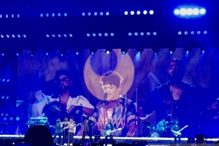 Bruno Mars sapa penggemar di Jakarta Bruno Mars sapa penggemar di Jakarta