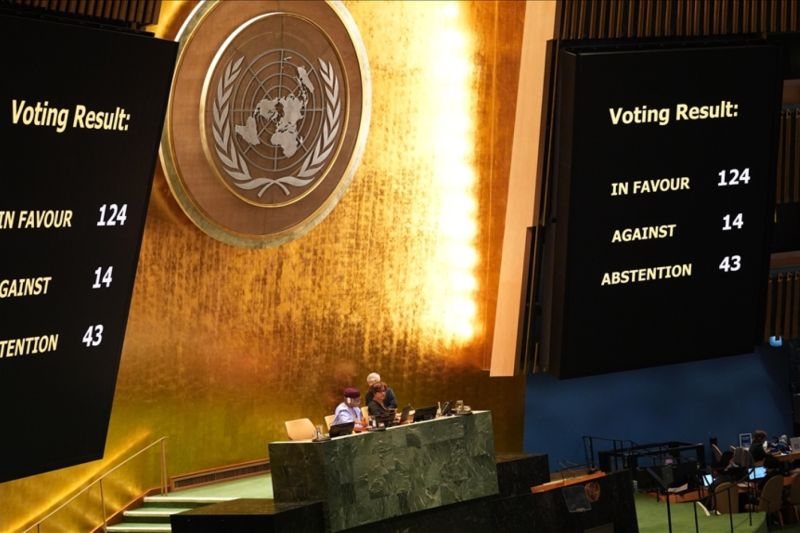 MU PBB serukan penghentian pendudukan Israel di Palestina MU PBB serukan penghentian pendudukan Israel di Palestina