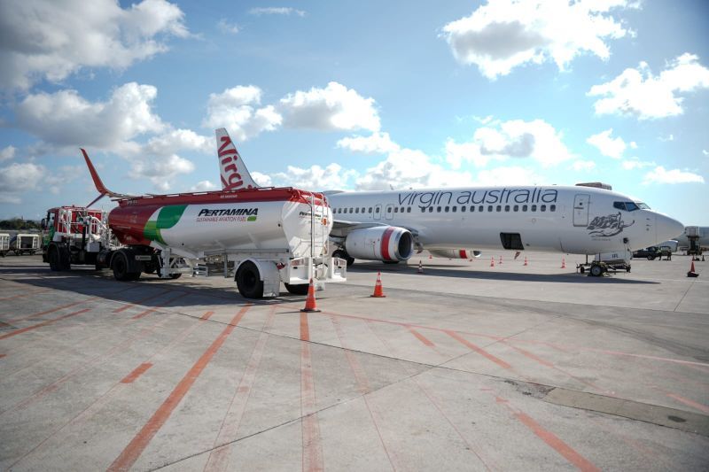 Maskapai internasional gunakan Sustainable Aviation Fuel Pertamina Maskapai internasional gunakan Sustainable Aviation Fuel Pertamina