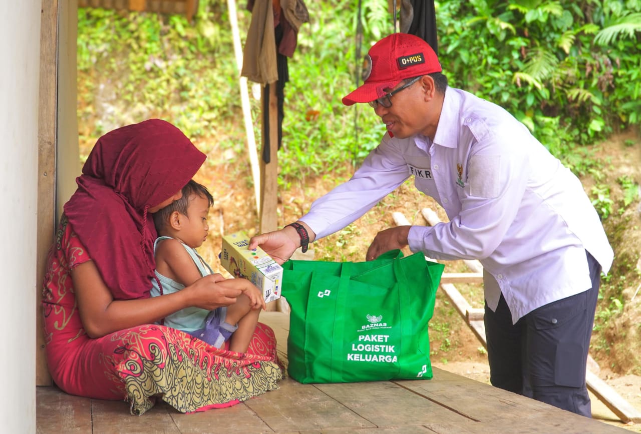 BAZNAS distribusikan paket logistik keluarga untuk masyarakat Baduy