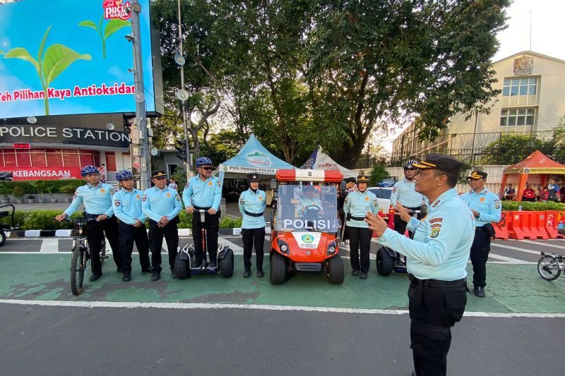 Polda Metro terjunkan puluhan personel di HBKB pekan ini