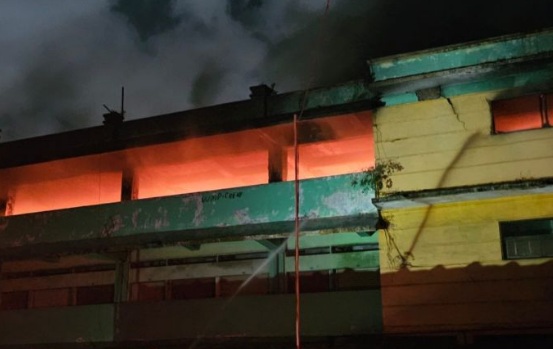 Pasar Comboran Kota Malang terbakar Pasar Comboran Kota Malang terbakar