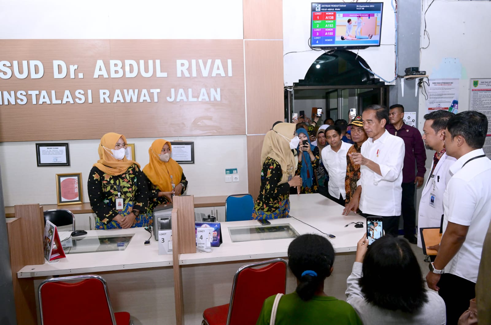 Presiden Jokowi tinjau faskes RSUD dr. Abdul Rivai, Berau Presiden Jokowi tinjau faskes RSUD dr. Abdul Rivai, Berau