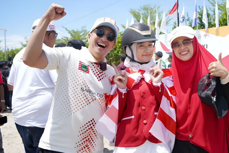 Putri dari Irfan Hakim raih medali emas di ajang PON 2024 Putri dari Irfan Hakim raih medali emas di ajang PON 2024