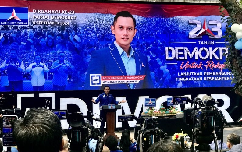 HUT Ke-23 Partai Demokrat, AHY tegaskan tegak lurus dengan ajaran SBY