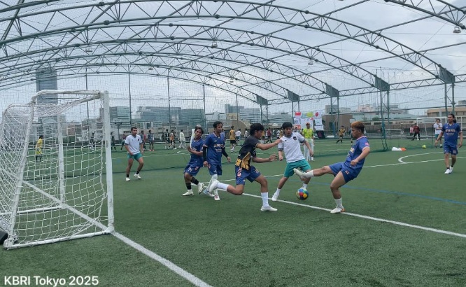 Aneka lomba dan kompetisi futsal meriahkan Festival Kemerdekaan di Yokohama