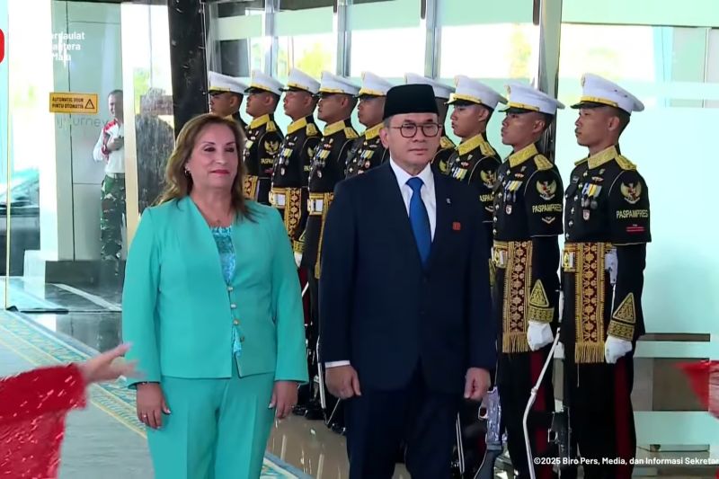 Presiden Peru Dina Boluarte tiba di Indonesia untuk temui Prabowo