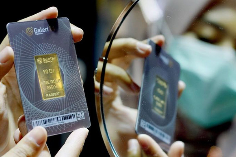Emas Antam hari ini naik tipis menjadi Rp1,897 juta per gram Emas Antam hari ini naik tipis menjadi Rp1,897 juta per gram