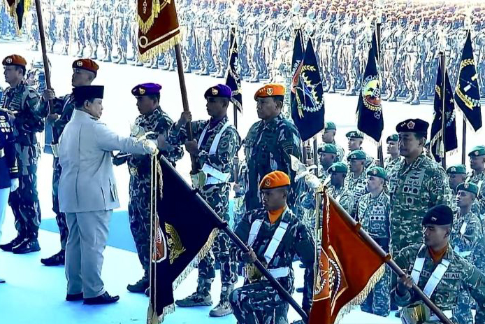 Presiden kukuhkan pimpinan Kopassus, Marinir, Korpasgat bintang tiga