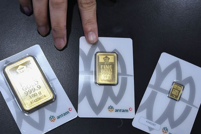 Harga emas Antam naik tipis jadi Rp1,940 juta per gram