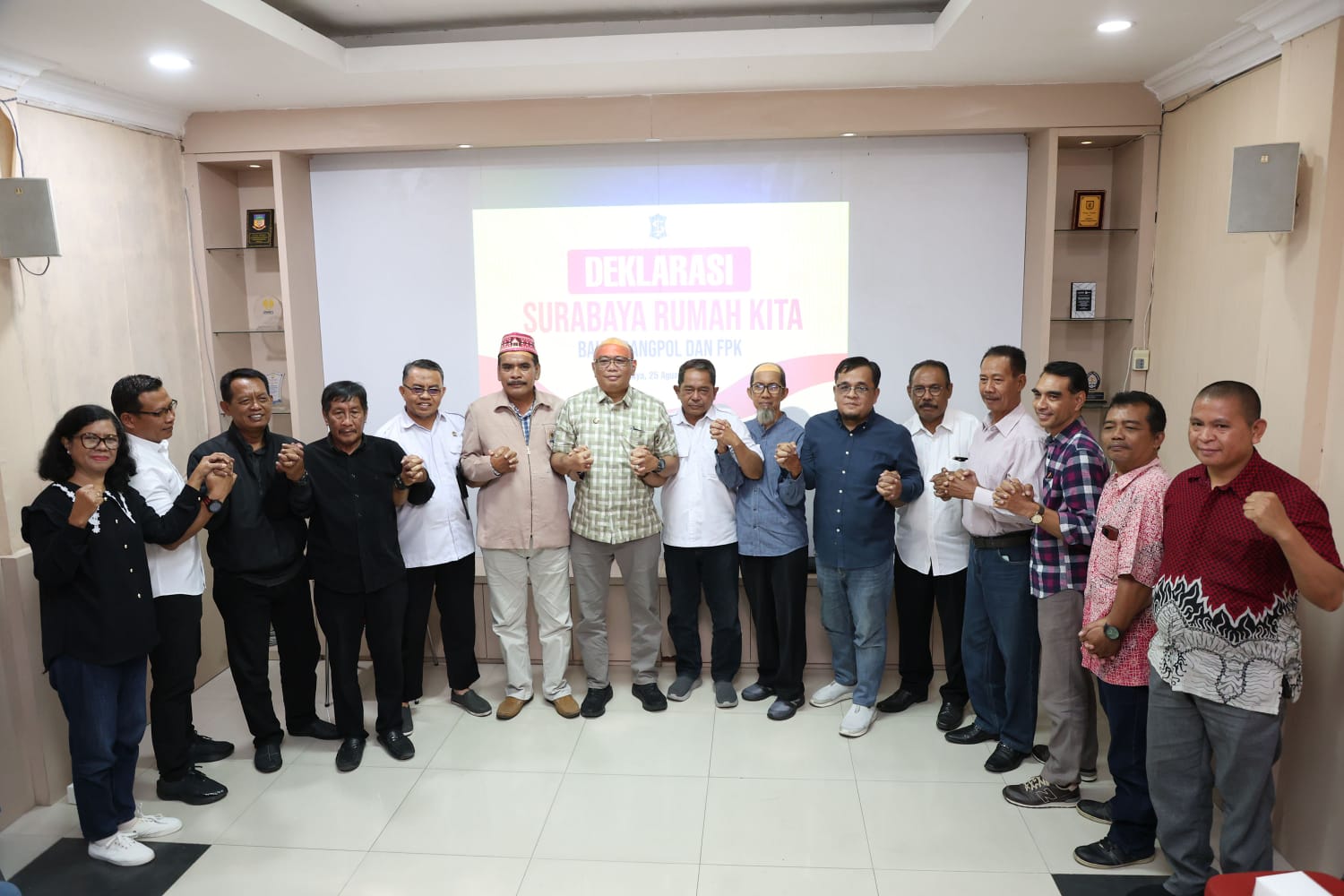 Pemkot Surabaya - FPK deklarasi Surabaya Rumah Kita Bersama