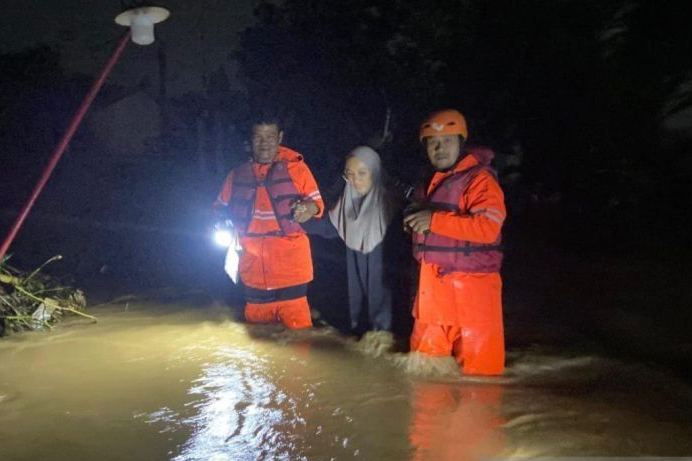 BPBD Bogor tangani sejumlah wilayah bencana akibat hujan deras