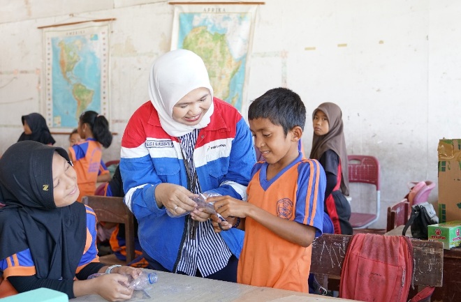 Dorong kepedulian lingkungan, Pertamina Patra Niaga edukasi siswa kelola sampah Dorong kepedulian lingkungan, Pertamina Patra Niaga edukasi siswa kelola sampahÂ