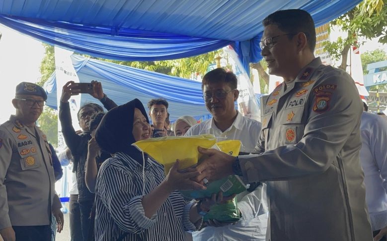 Polda Metro Jaya gelar Gerakan Pangan Murah jelang HUT RI