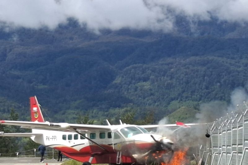 Kapolres: Tak ada korban jiwa saat pesawat terbakar di Bandara Ilaga Kapolres: Tak ada korban jiwa saat pesawat terbakar di Bandara Ilaga