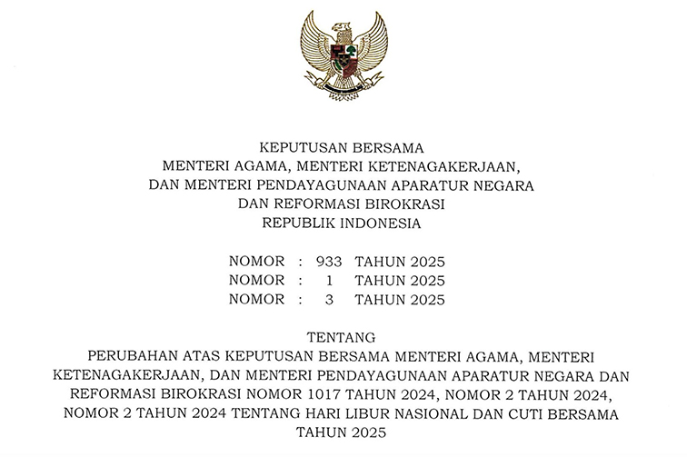 18 Agustus jadi cuti bersama 18 Agustus jadi cuti bersama