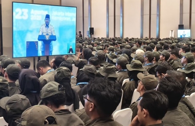 Di hadapan guru, Prabowo singgung anggaran pendidikan bocor Di hadapan guru, Prabowo singgung anggaran pendidikan bocor